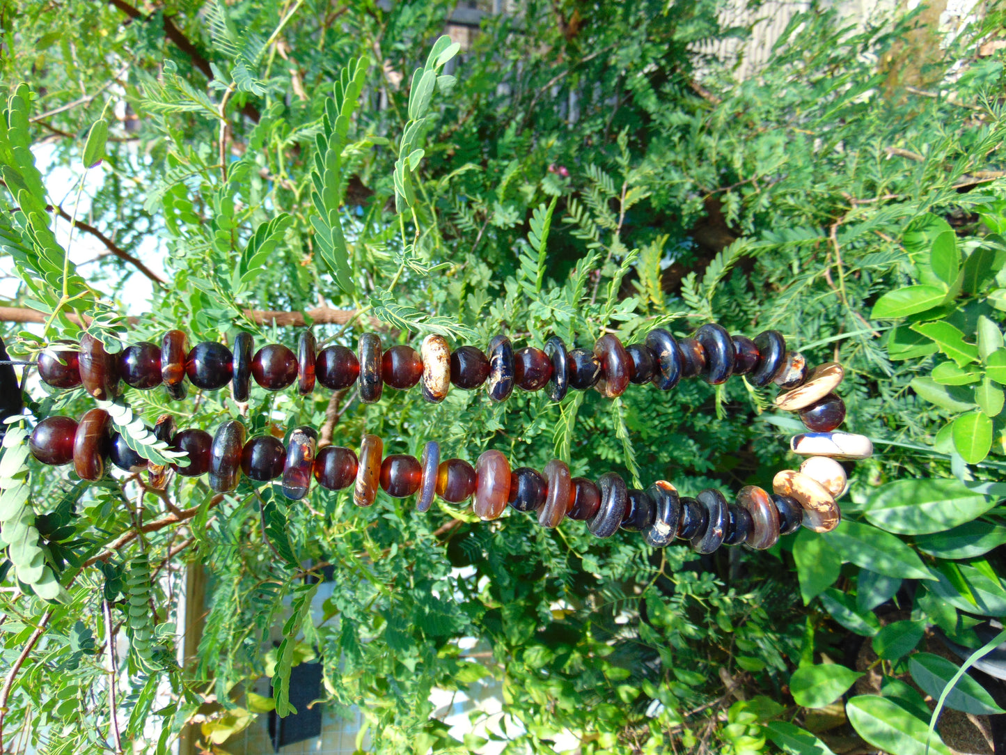 Combination Beads Necklace Amber for Healing string 60 cm NK6
