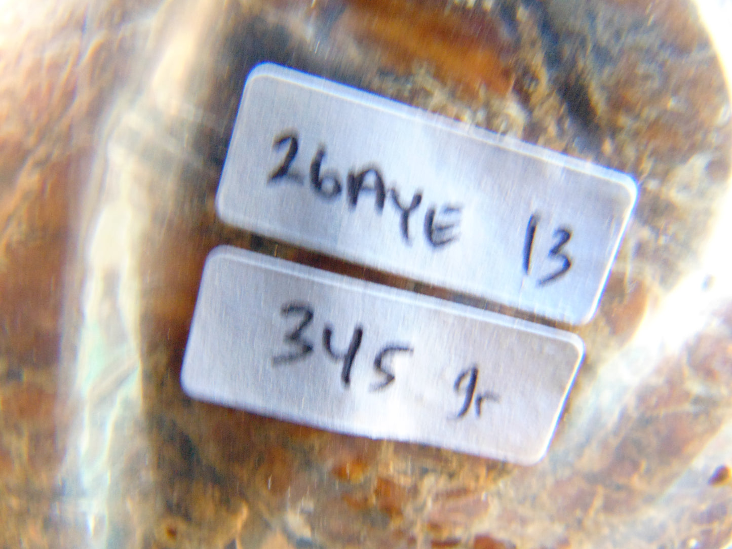 345 gram Polished Indonesia Yellow Aromatic Amber for Healing 26AYE13