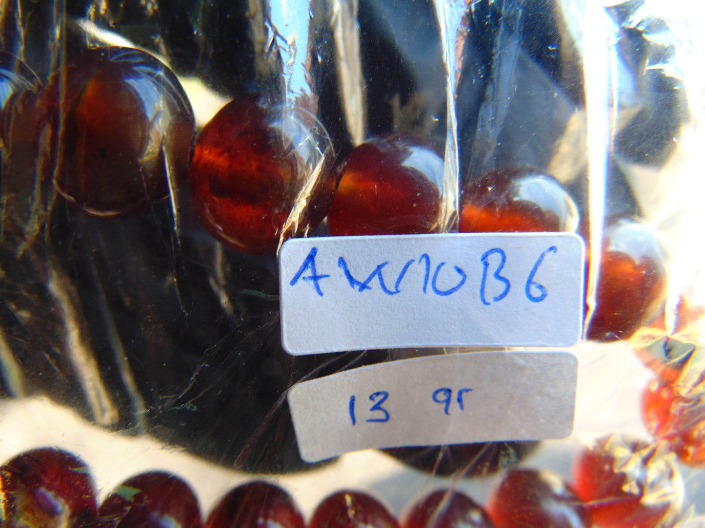 13 Gram Small Beads Bracelet Indonesian Amber for Healing AW10B6