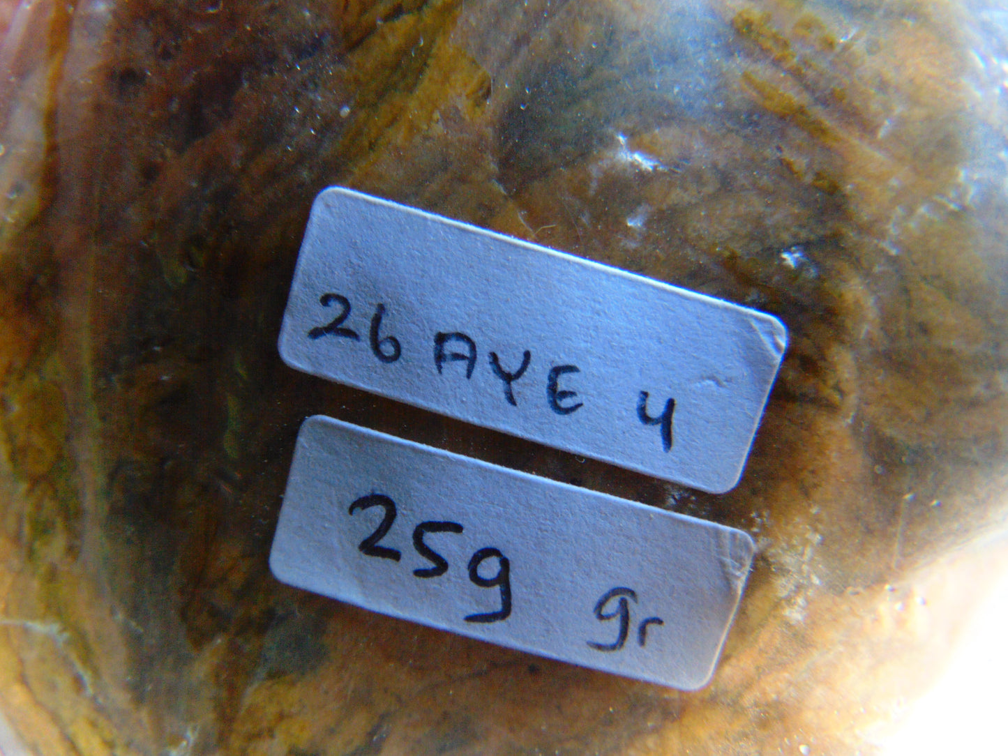 259 gram Polished Indonesia Yellow Aromatic Amber for Healing 26AYE4