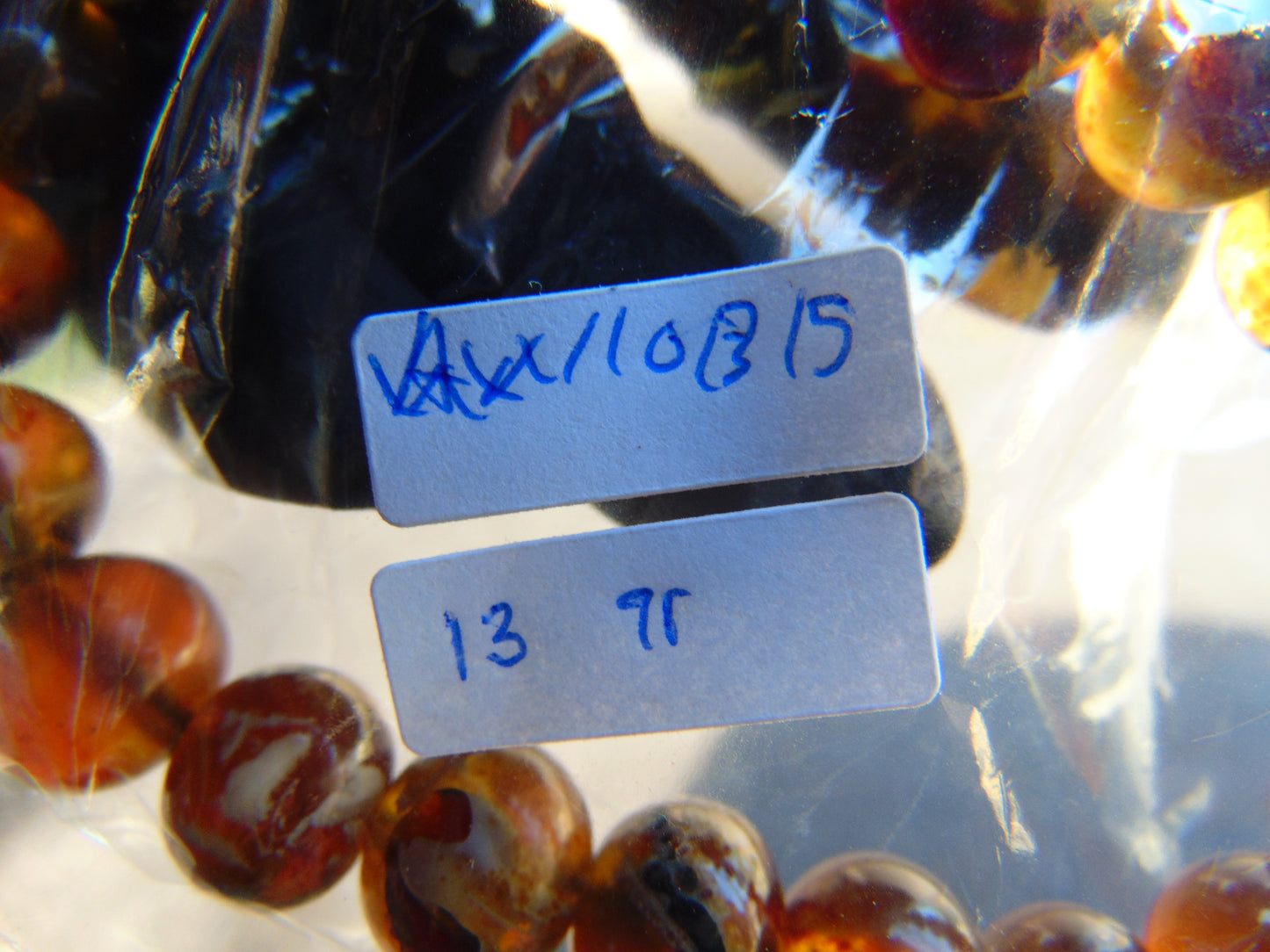 13 Gram Small Beads Bracelet Indonesian Amber for Healing AW10B15