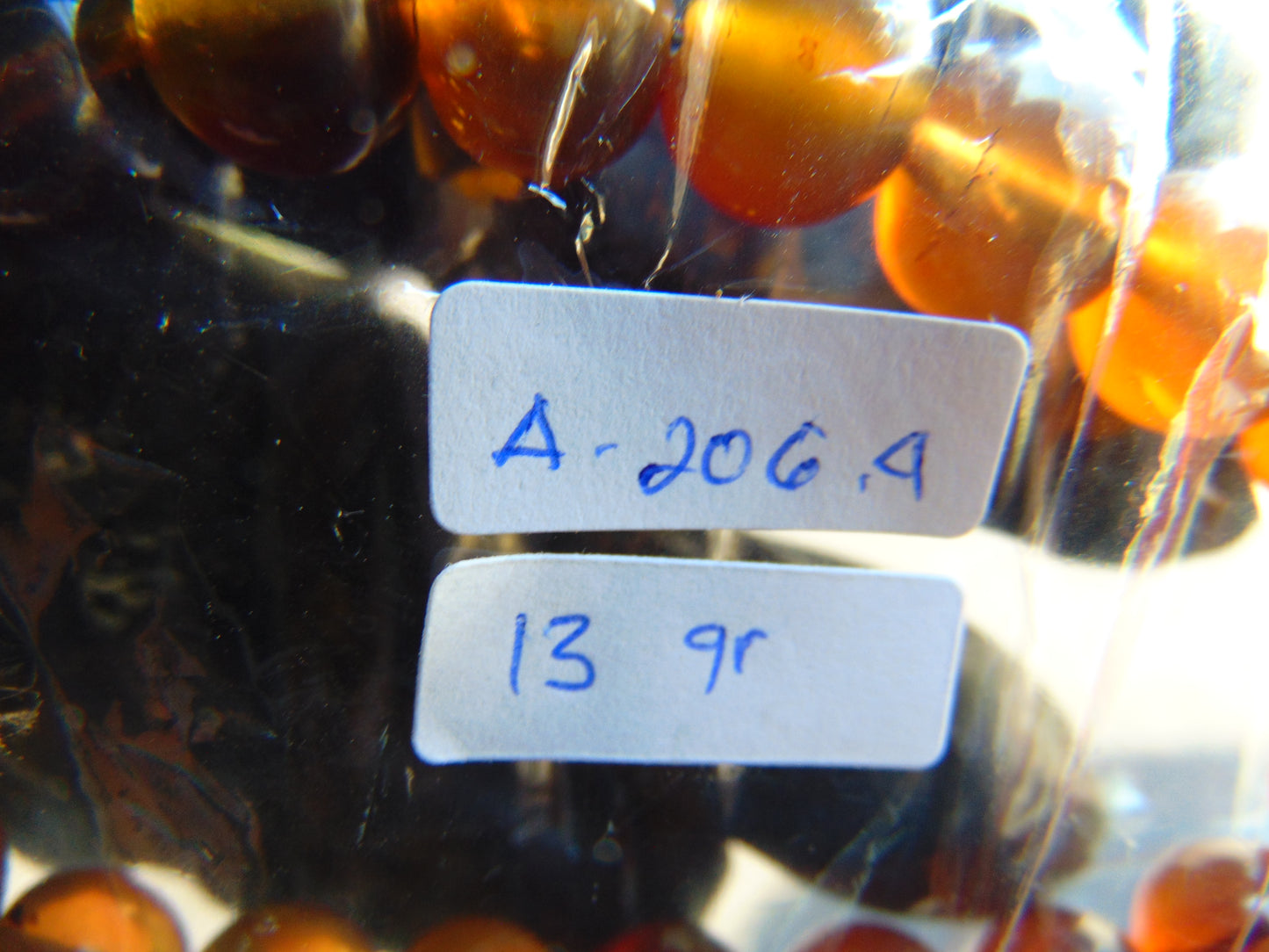 13 Gram Small Beads Bracelet Indonesian Amber for Healing A20G4