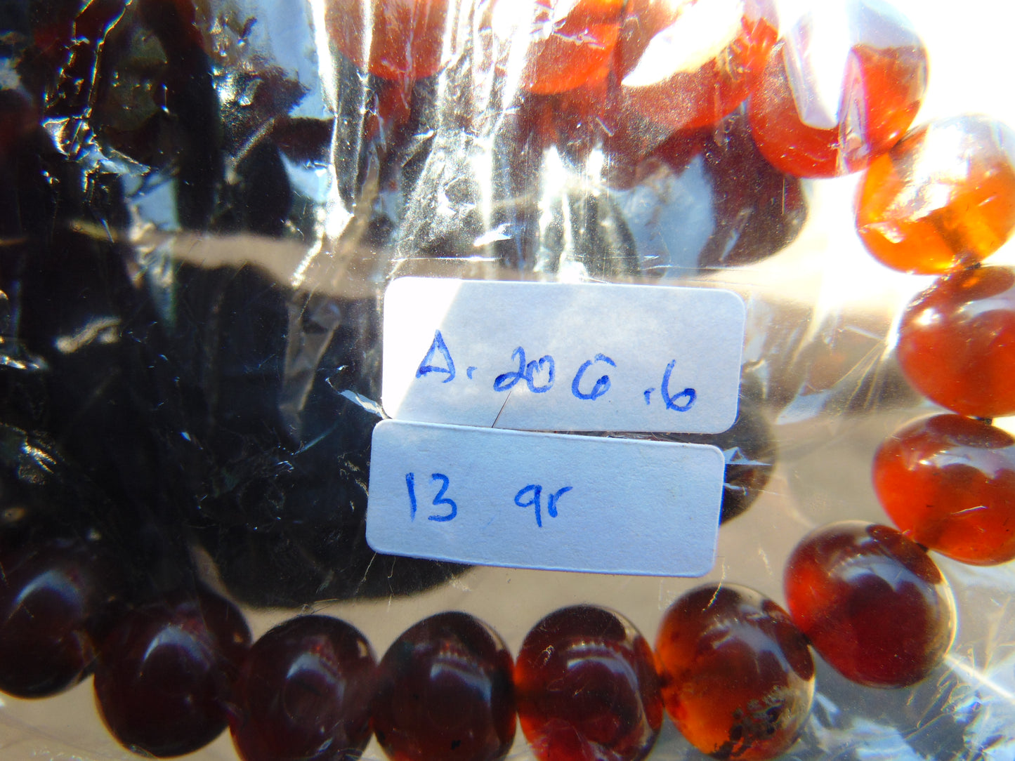 13 gram Small Beads Bracelet Indonesian Amber for Healing A20G6