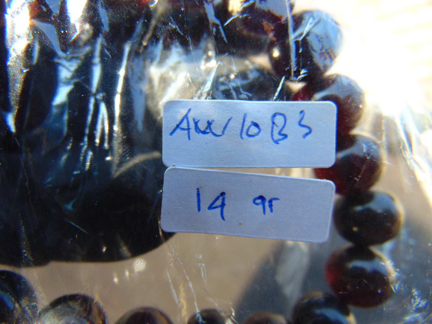 14 Gram Small Beads Bracelet Indonesian Amber for Healing AW10B3