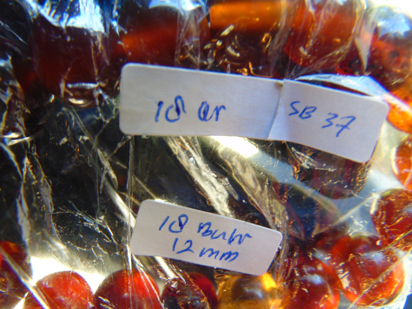 18 Gram 18 small Beads Bracelet Indonesian Honey Amber for Healing SB37