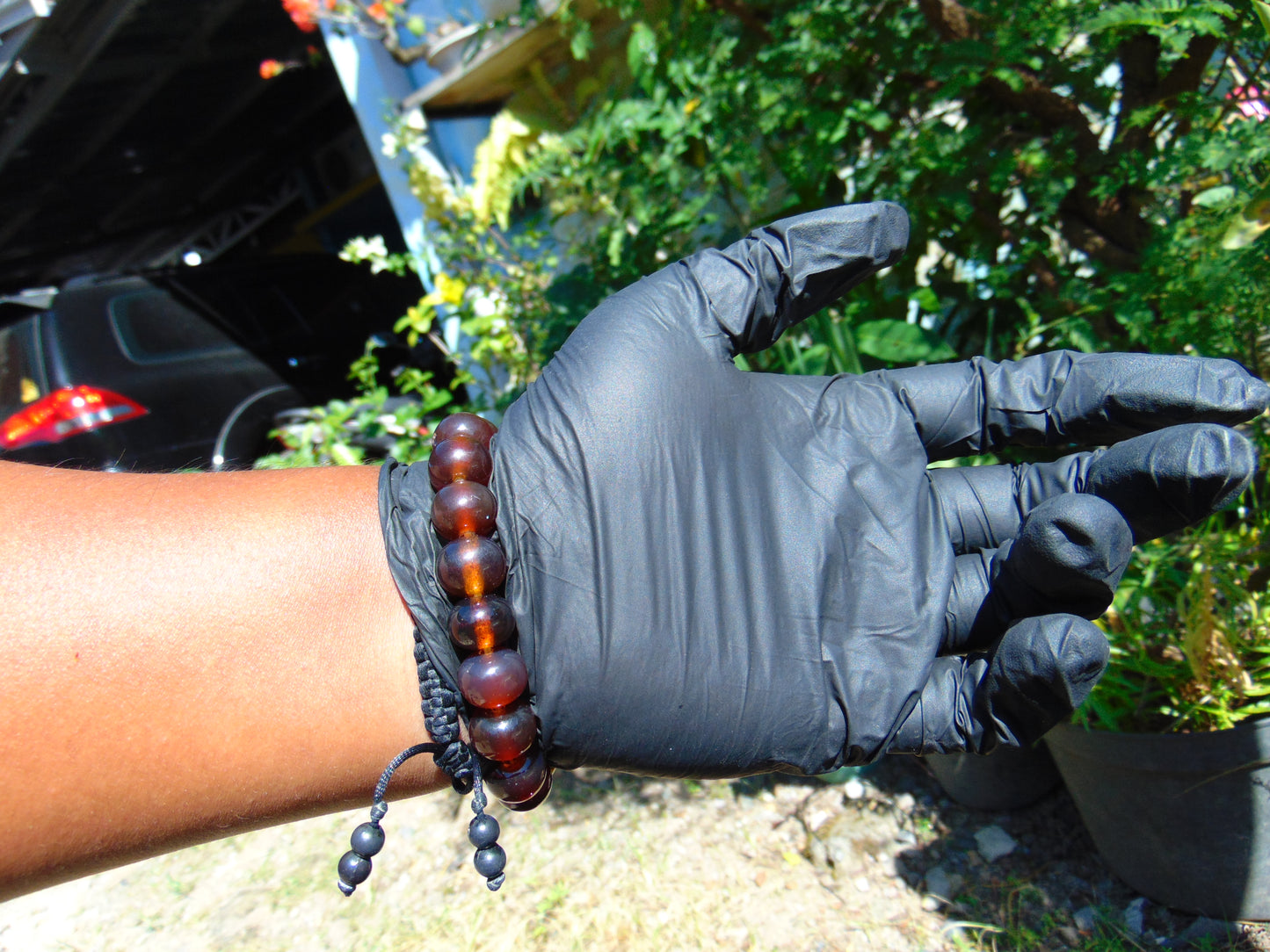 18 Gram 18 Small Beads Bracelet Indonesian Red Amber for Healing SB21