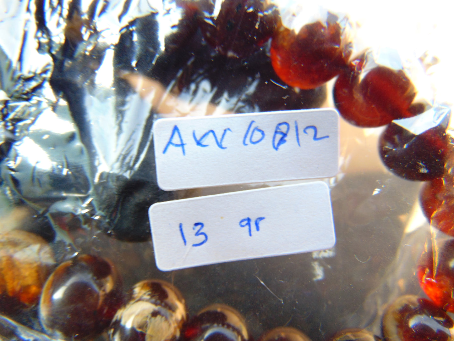 13 Gram Small Beads Bracelet Indonesian Amber for Healing AW10B12