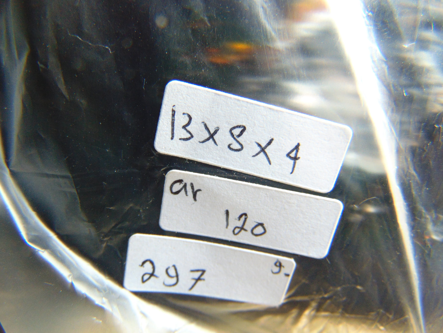 297 gram Full polished Indonesian Purple Blue Amber for Healing ar120