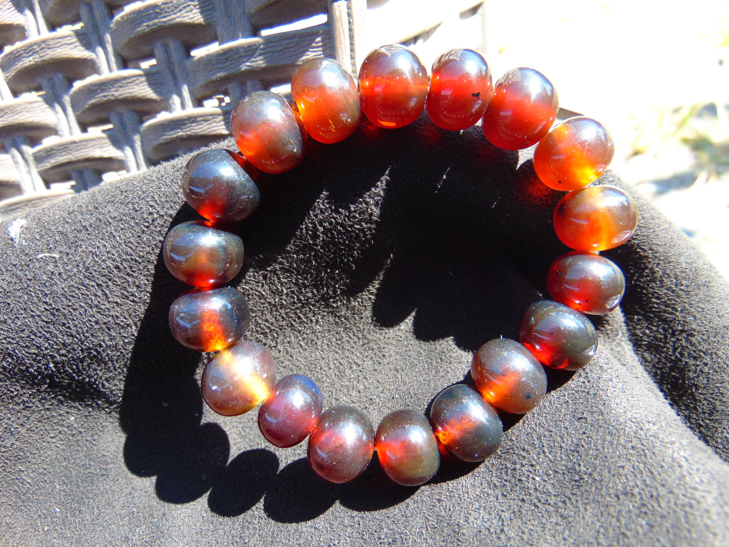 18 Gram 18 Small Beads Bracelet Indonesian Amber for Healing SB9
