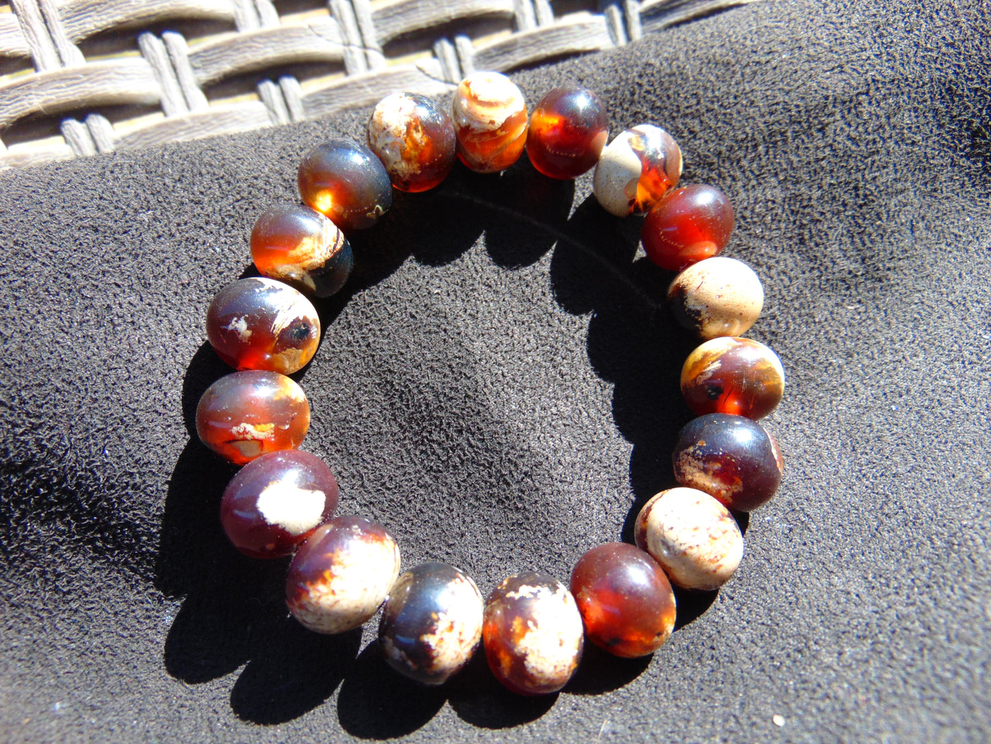 18 Gram 18 Small Beads Bracelet Indonesian Amber for Healing SB6