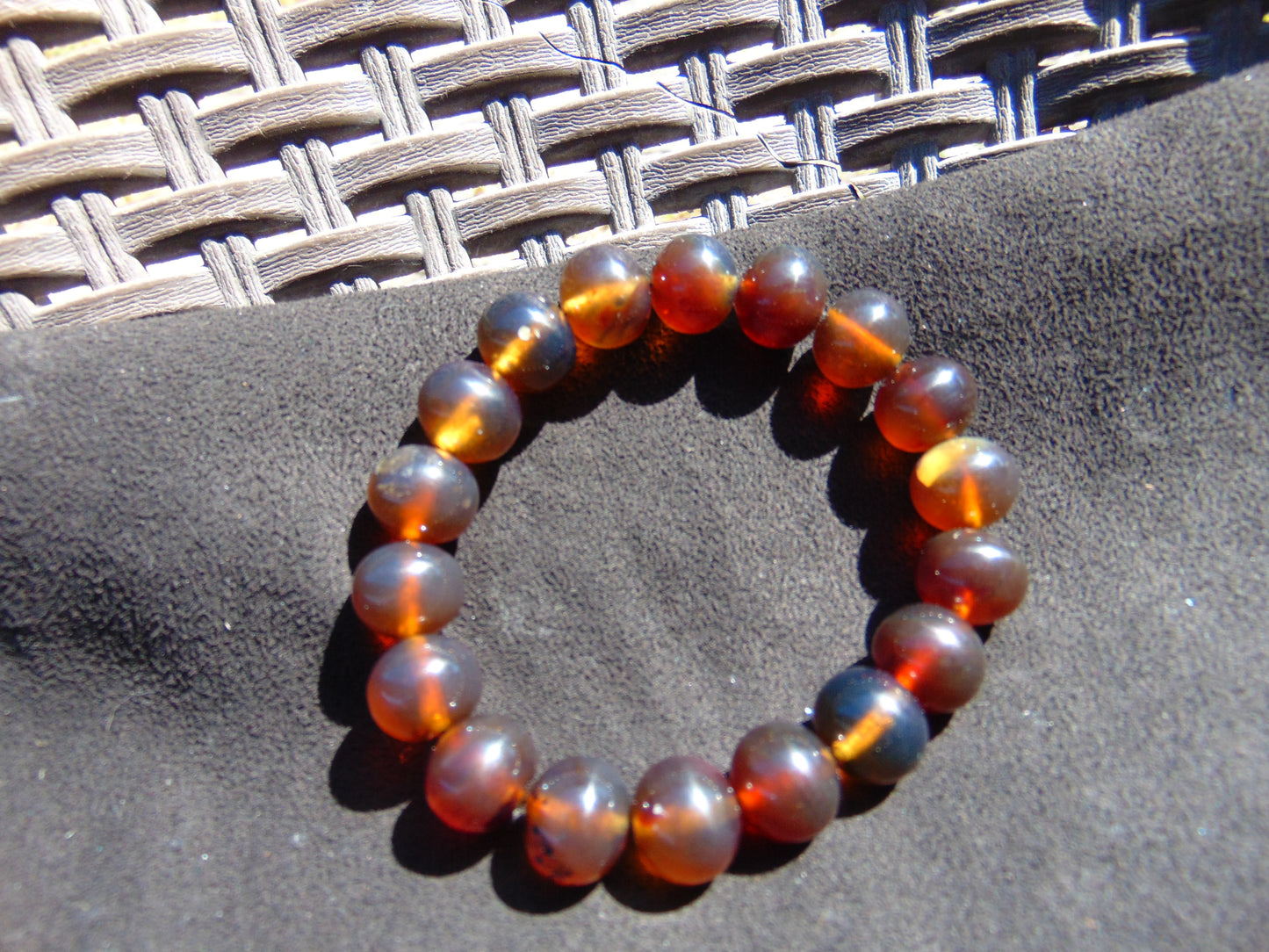 21 Gram 18 Small Beads Bracelet Indonesian Amber for Healing SB2