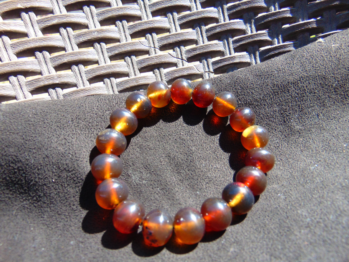 21 Gram 18 Small Beads Bracelet Indonesian Amber for Healing SB2
