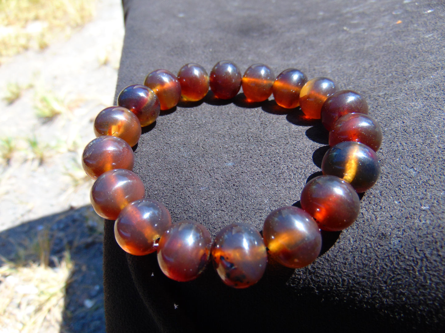 21 Gram 18 Small Beads Bracelet Indonesian Amber for Healing SB2