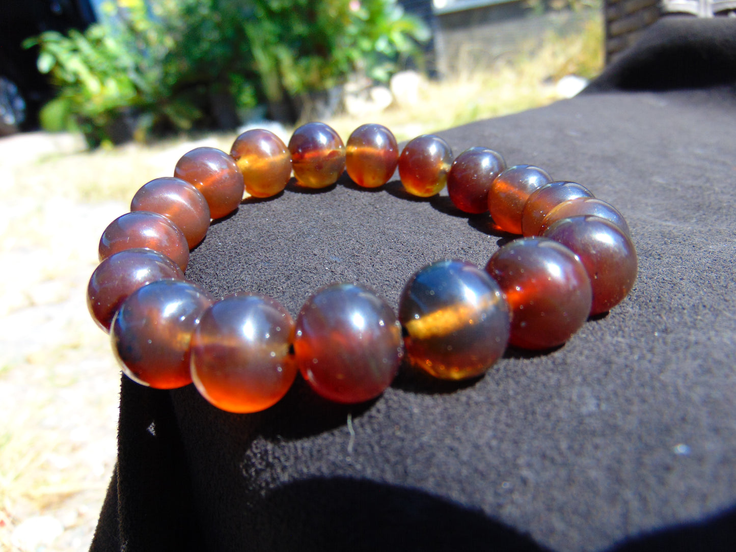 21 Gram 18 Small Beads Bracelet Indonesian Amber for Healing SB2