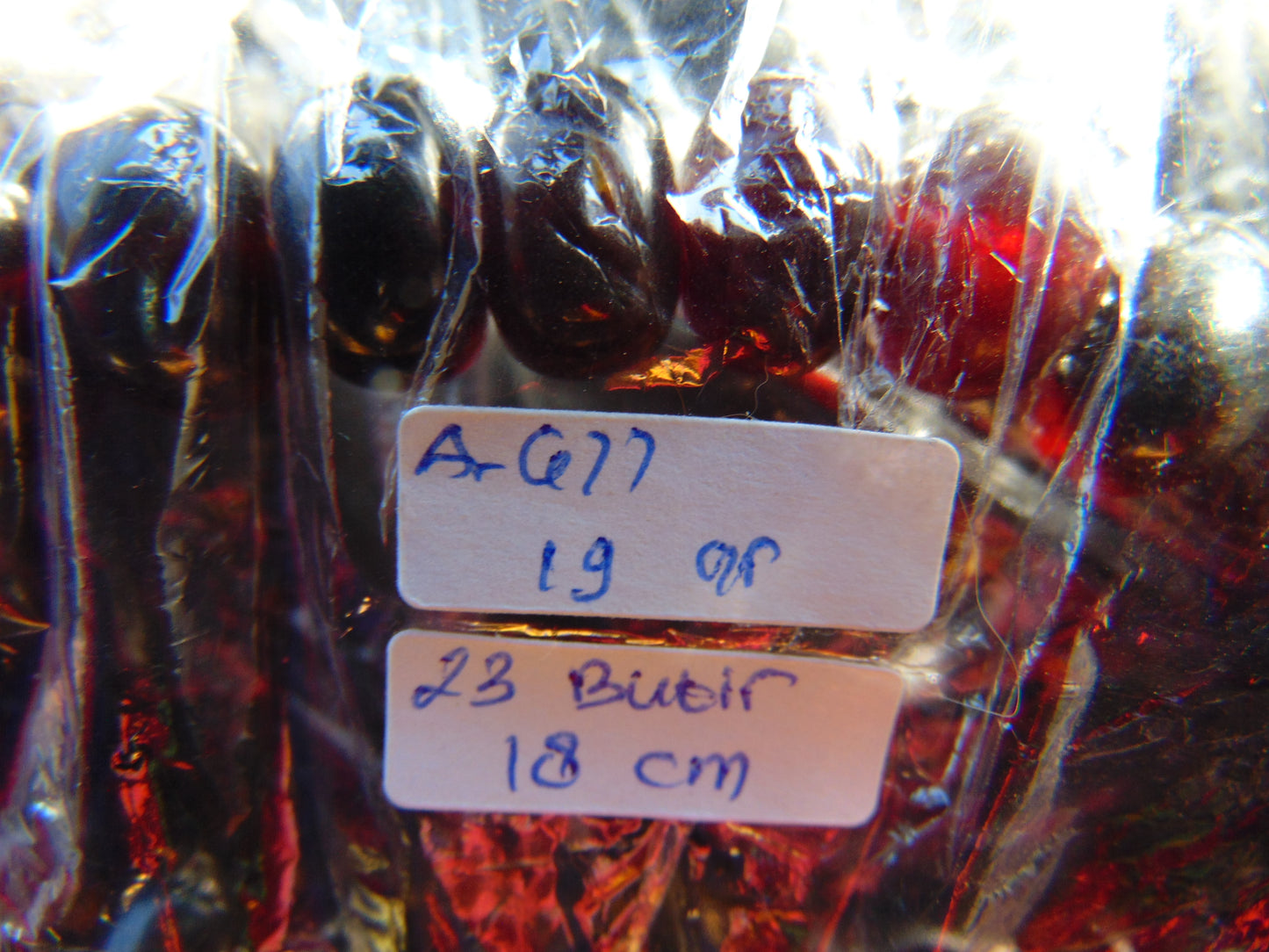 19 Gram 23 Small Beads Bracelet Indonesian Amber for Healing A677