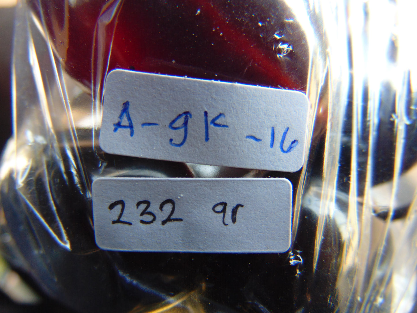 232 gr 9 beads Big Necklace Indonesian cherry red Amber for Healing A9K16