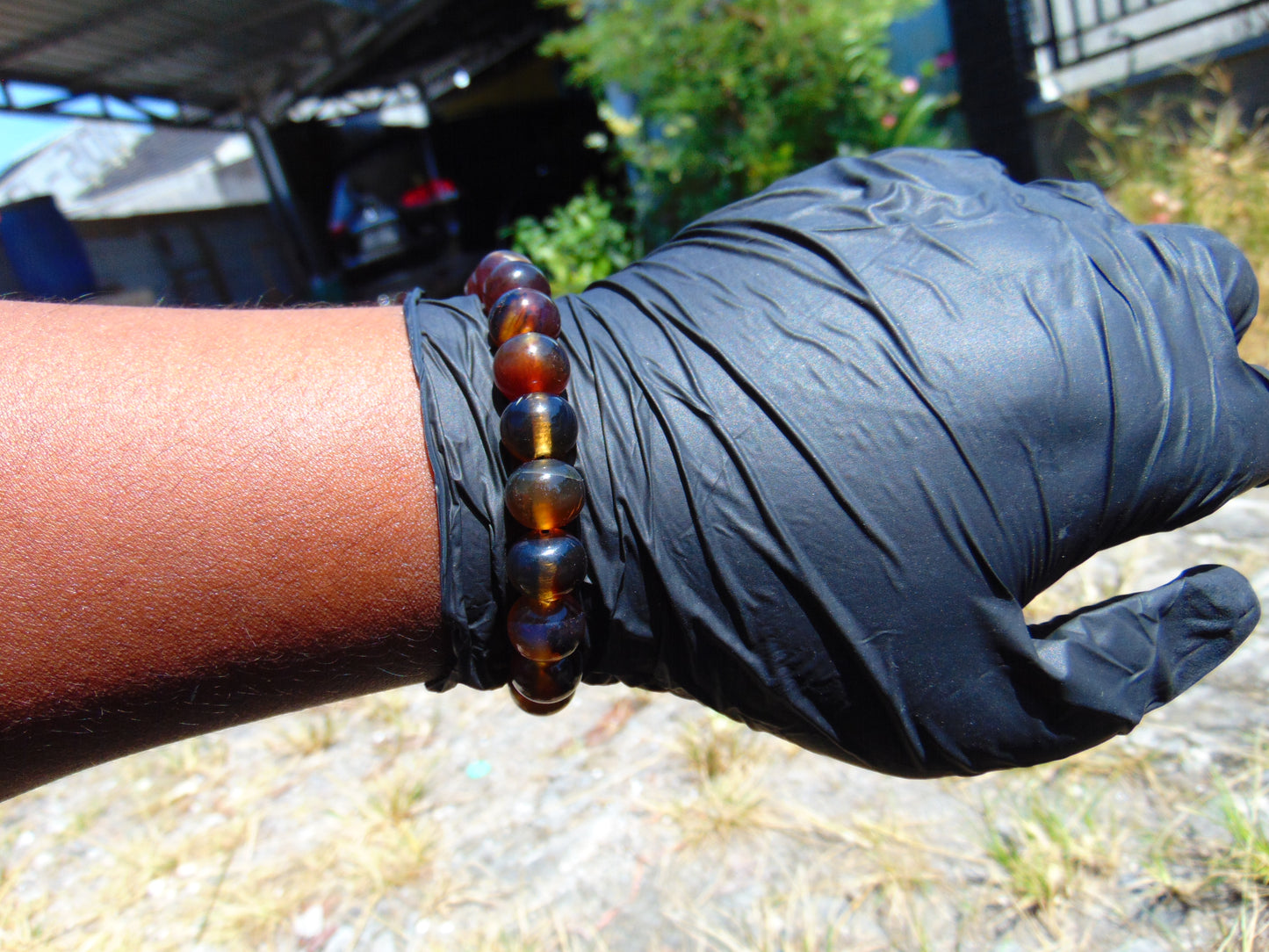 16 Gram 20 Small Beads Bracelet Indonesian Yellow Bluish Amber for Healing A672
