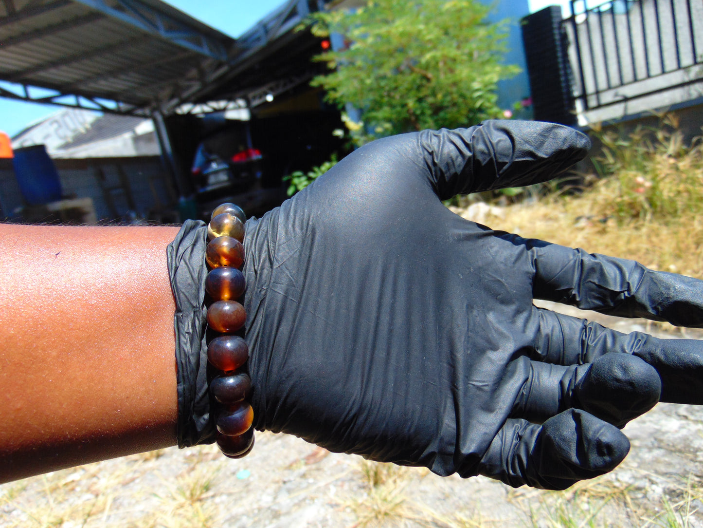 16 Gram 20 Small Beads Bracelet Indonesian Yellow Bluish Amber for Healing A672