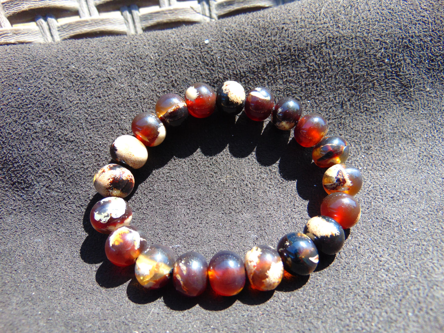 15 Gram 20 Small Beads Bracelet Indonesian Amber for Healing A662