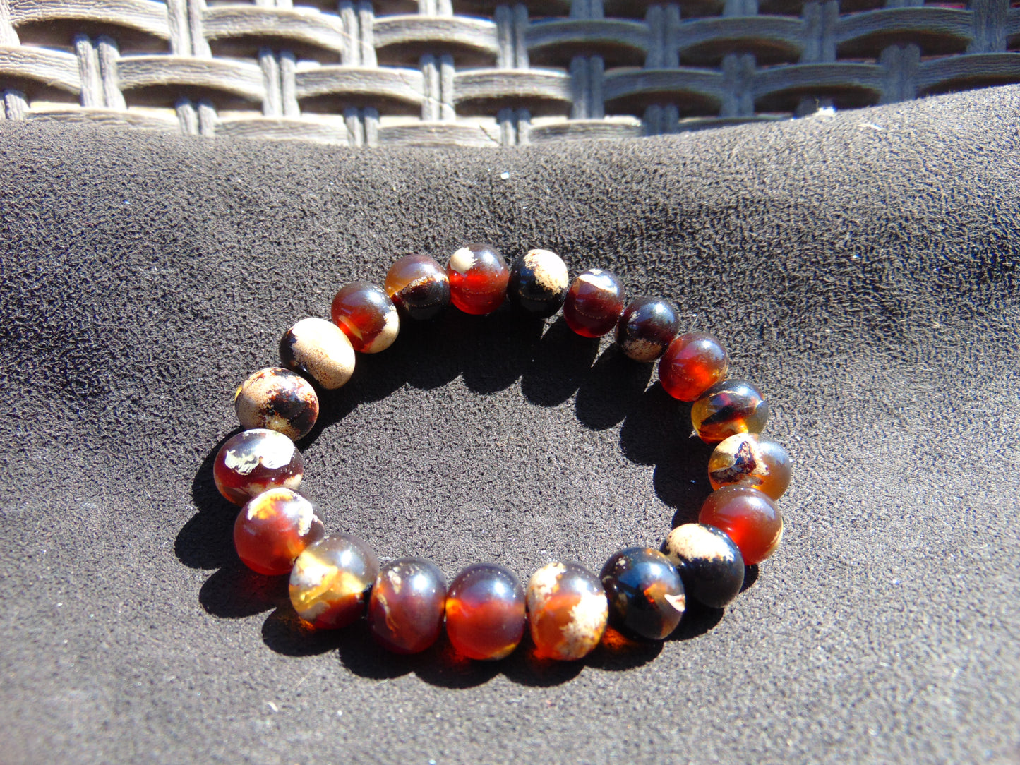 15 Gram 20 Small Beads Bracelet Indonesian Amber for Healing A662