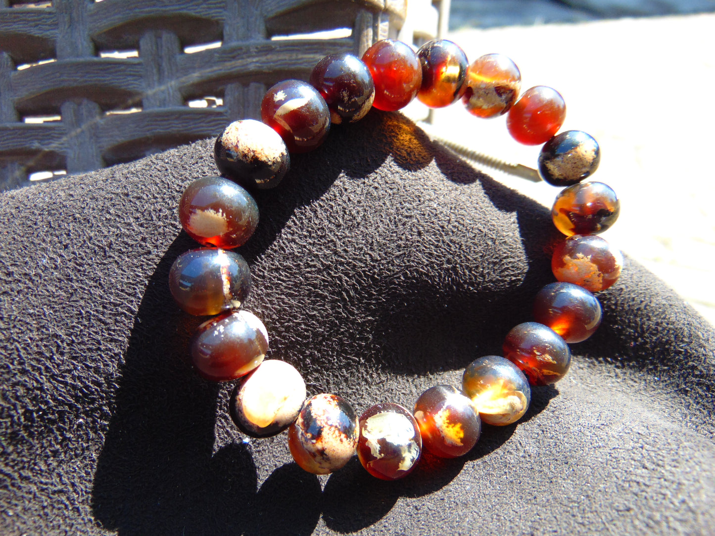 15 Gram 20 Small Beads Bracelet Indonesian Amber for Healing A662