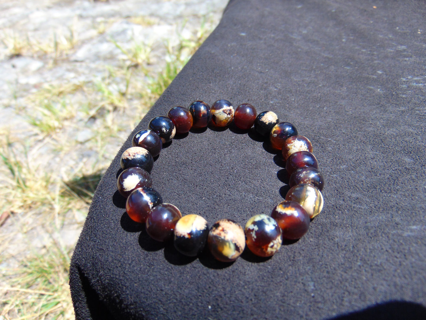 15 Gram 20 Small Beads Bracelet Indonesian Amber for Healing A662