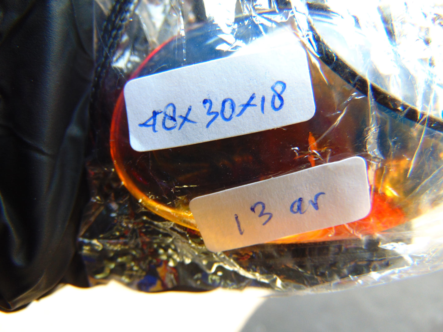 13 gr Pendant Indonesian Sky Blue Amber for Healing