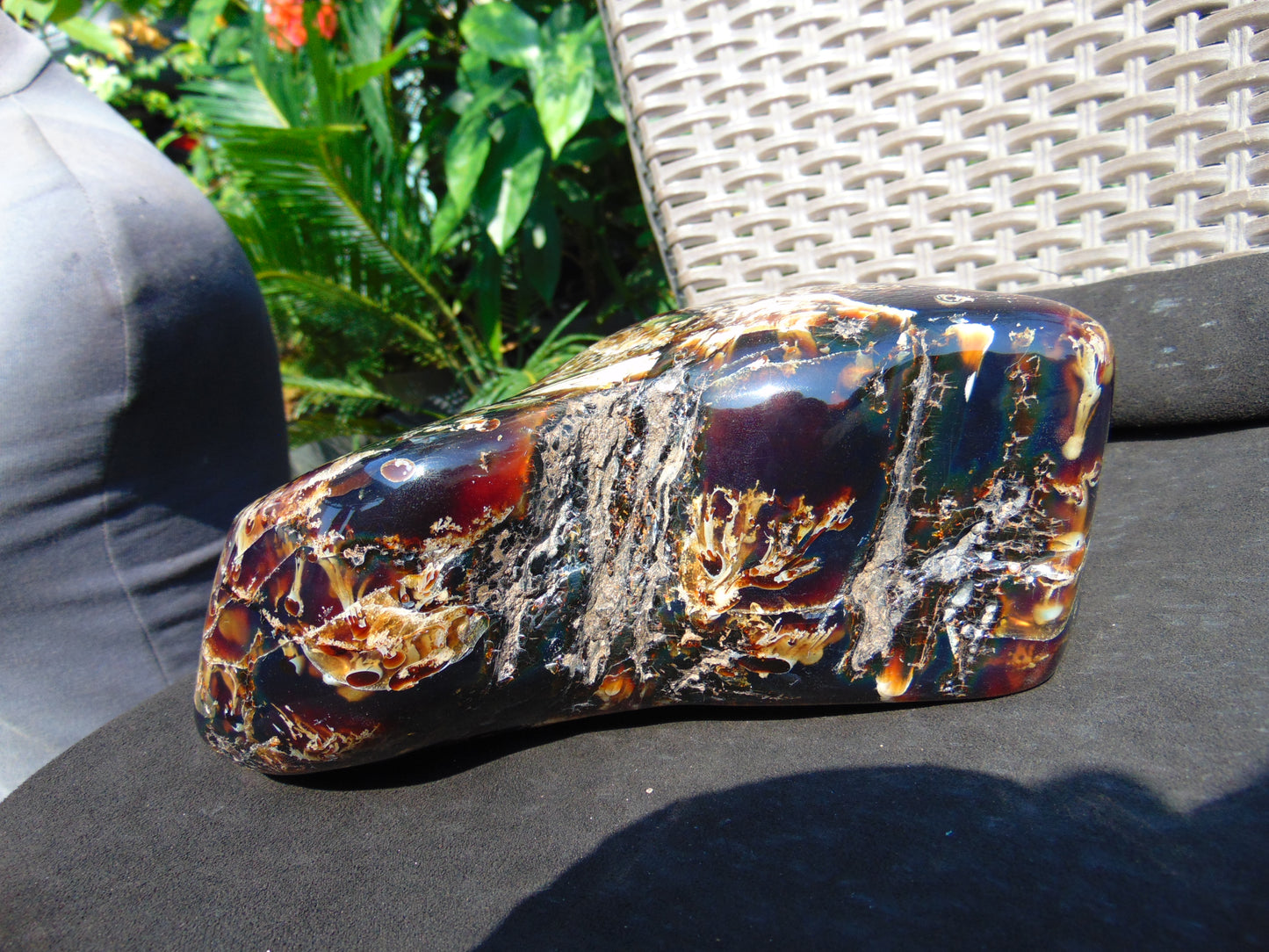 1329 gr Full Polished Indonesian Root Amber for Healing AR123