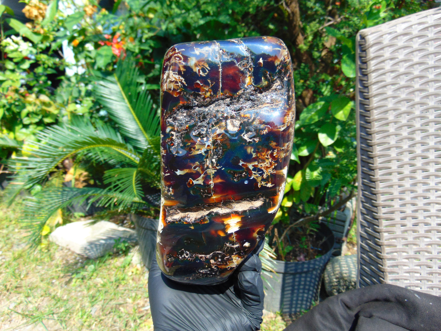 1329 gr Full Polished Indonesian Root Amber for Healing AR123