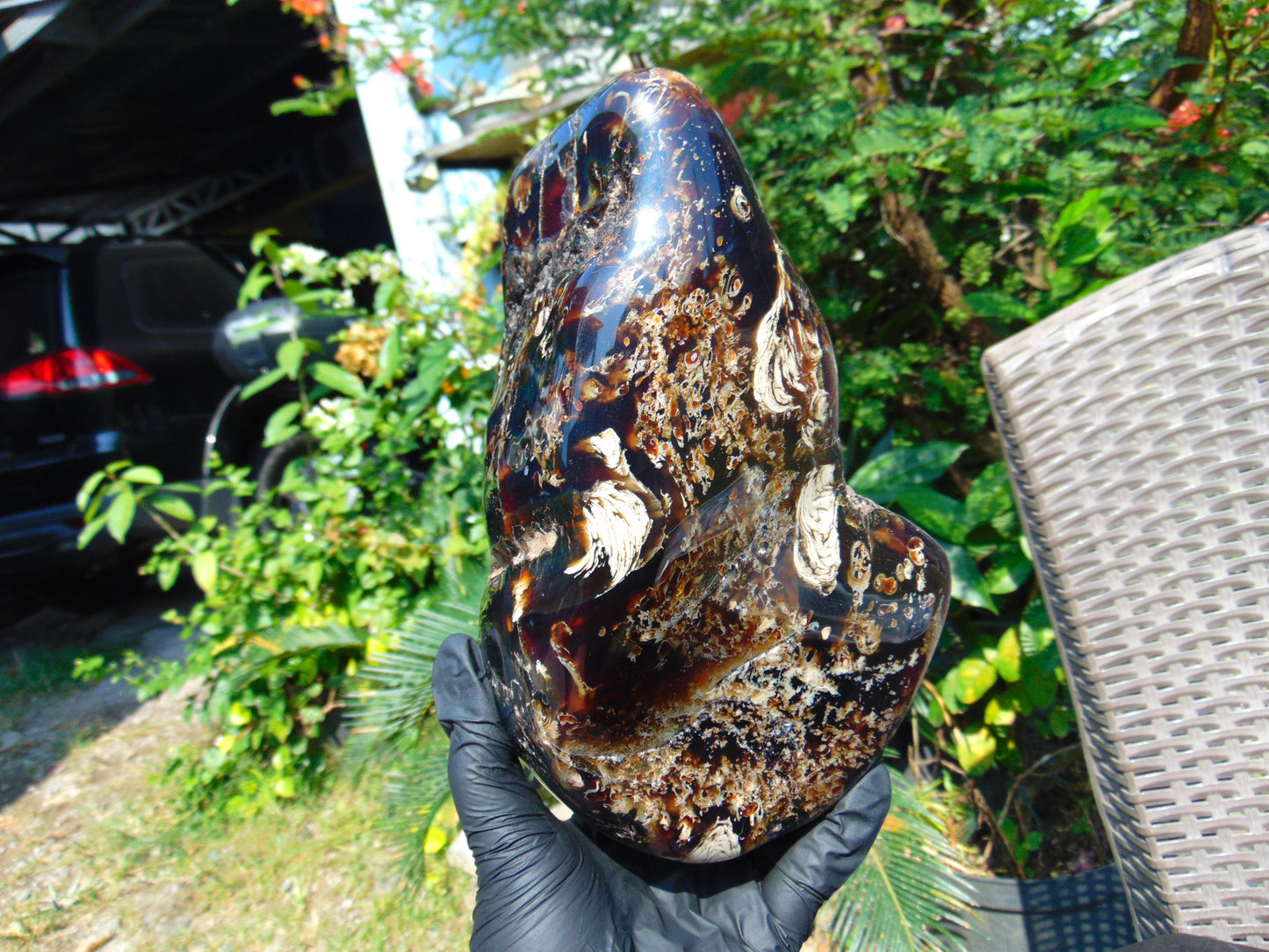 1329 gr Full Polished Indonesian Root Amber for Healing AR123