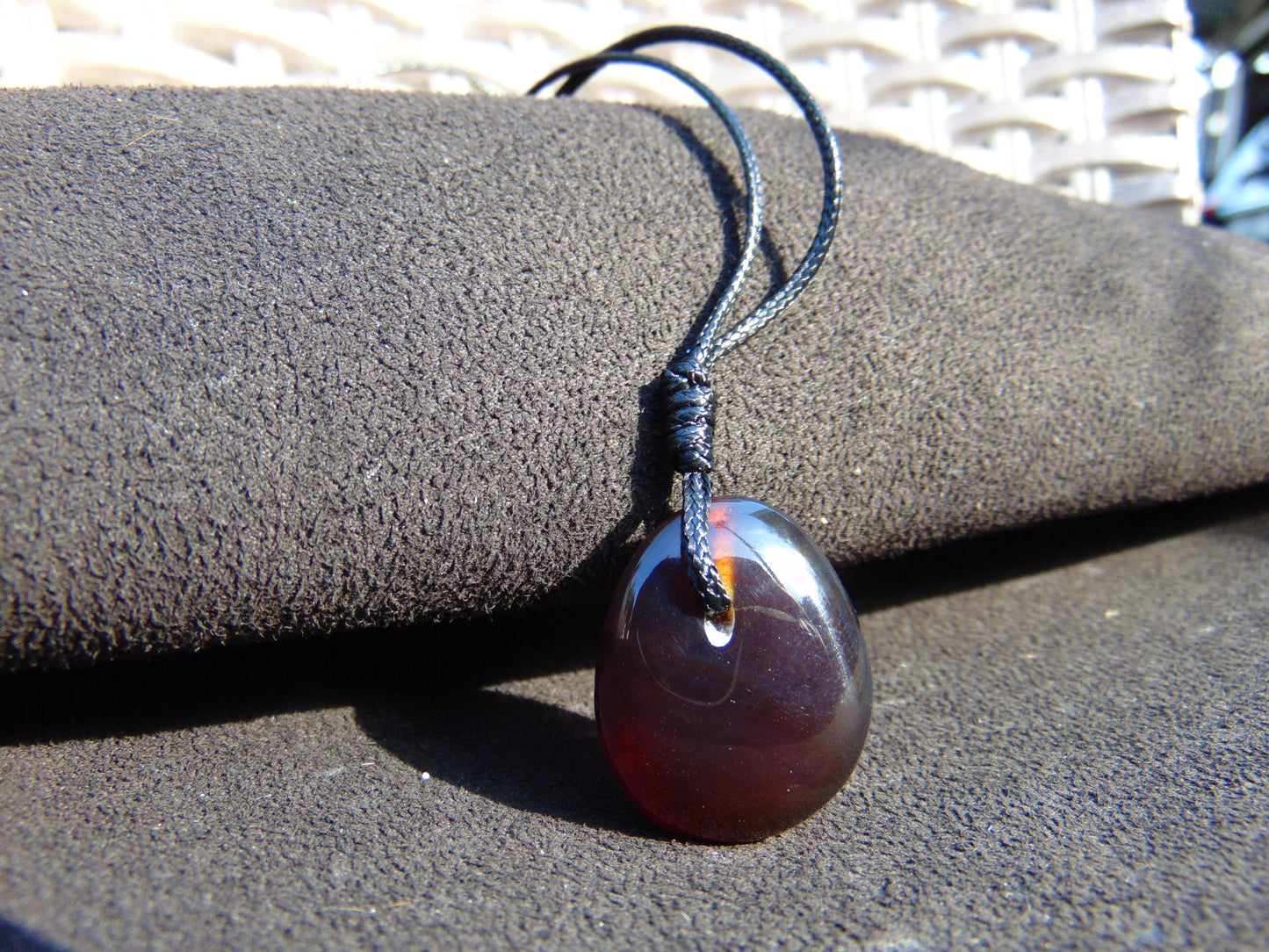 3 gram Pendant Indonesian Red Amber for Healing 25A166
