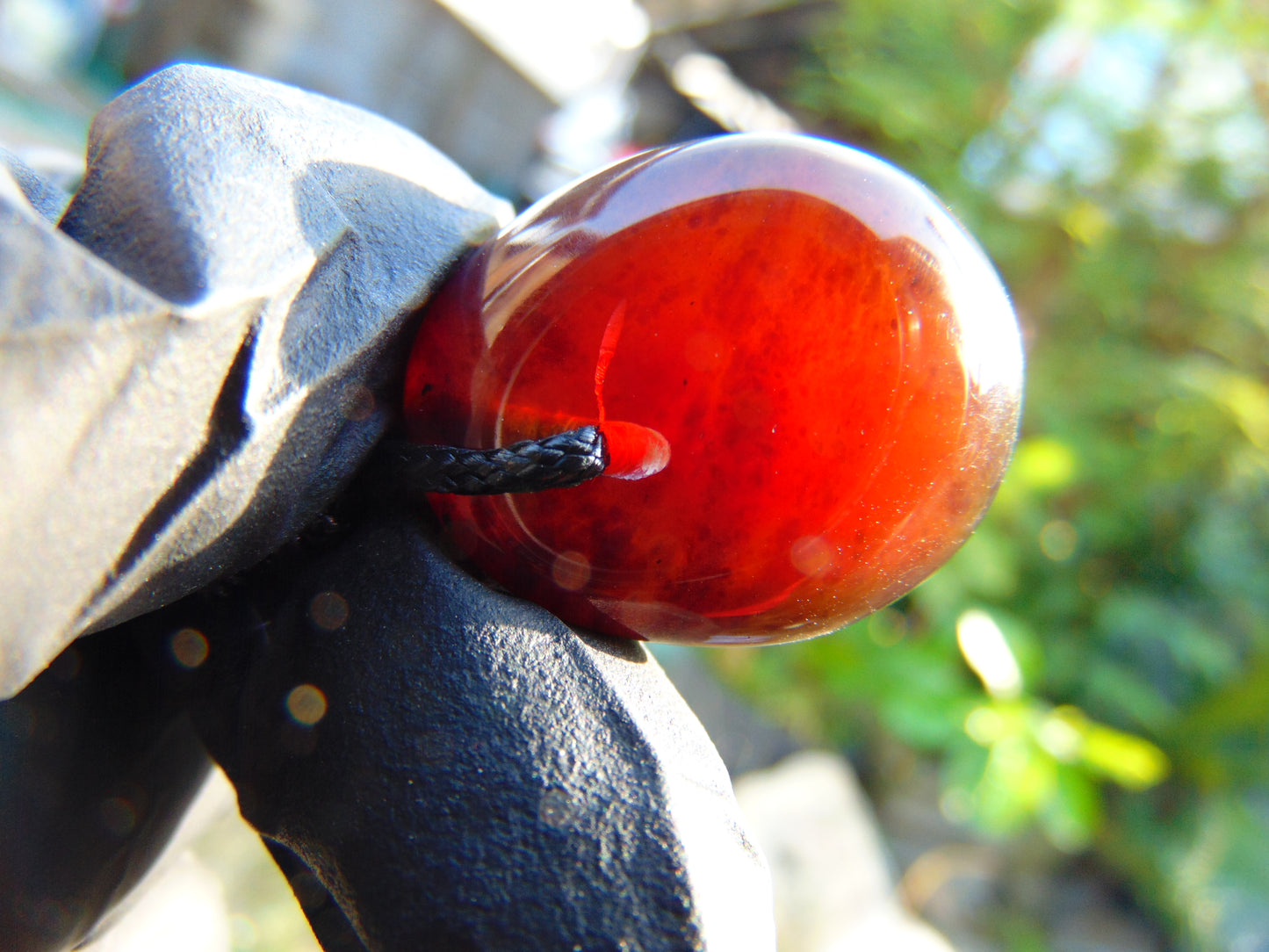 3 gram Pendant Indonesian Red Amber for Healing 25A166