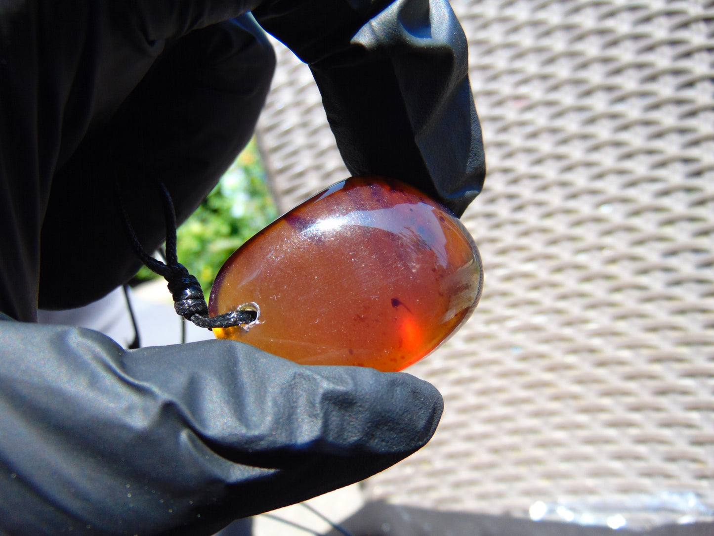 11 gr Pendant Indonesian Blue Amber for Healing P271