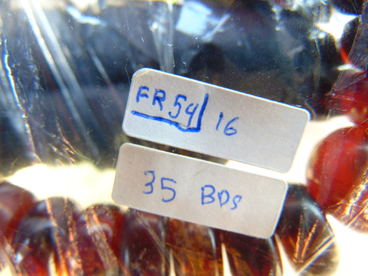 16 Gram 25 small Beads Tasbih Rosary Bracelet Indonesian Dark Red Amber for Healing FR514