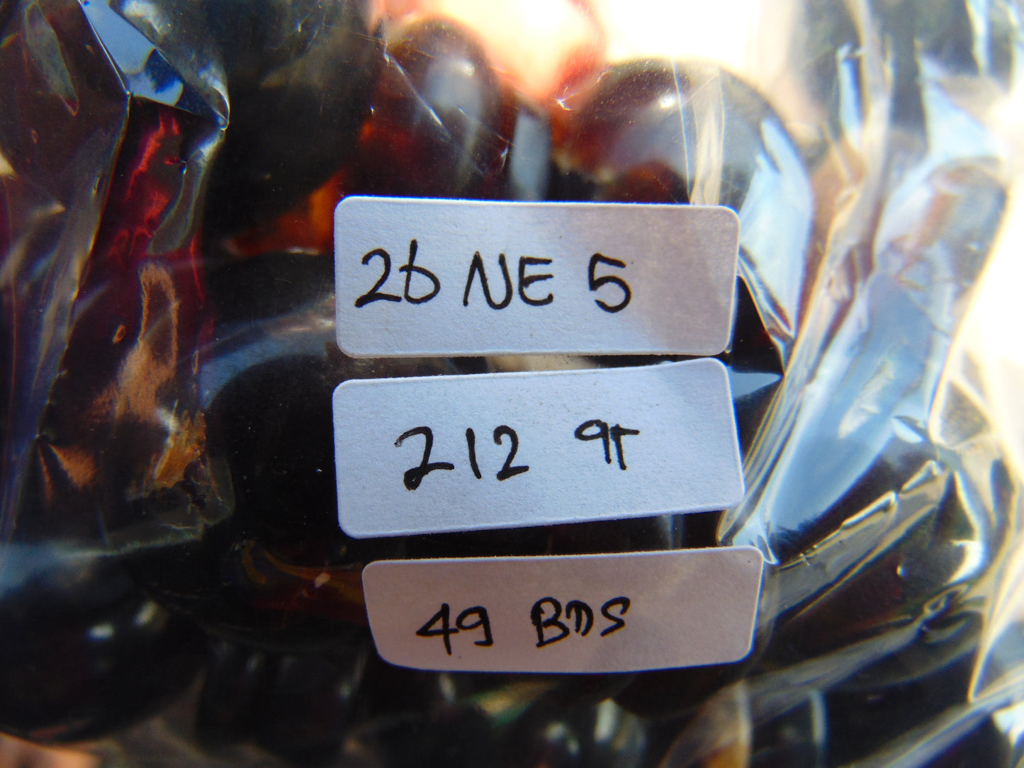 215 gram Small Necklace Beads Indonesian Amber for Healing 26NE5