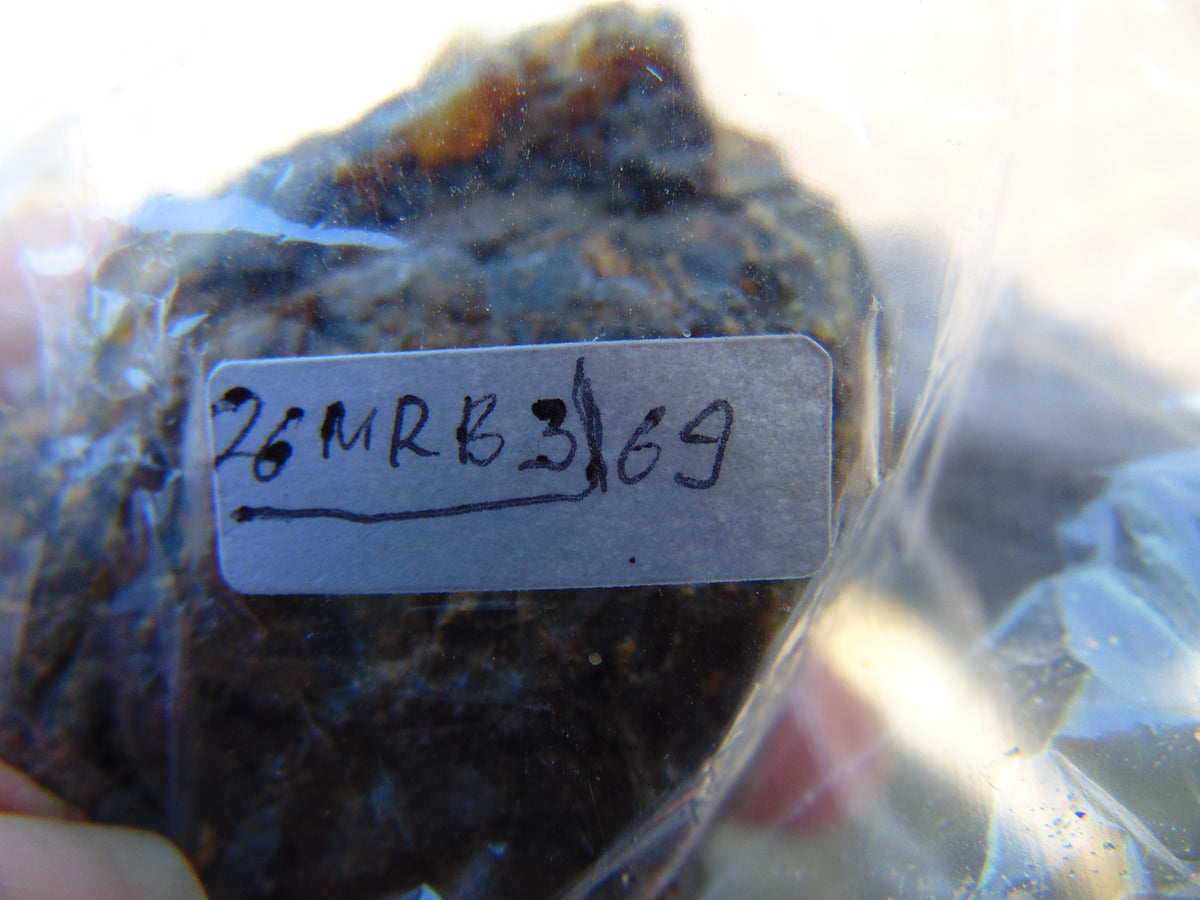 69 gram Rough Raw Indonesian Blue Amber for Healing 26MRB3