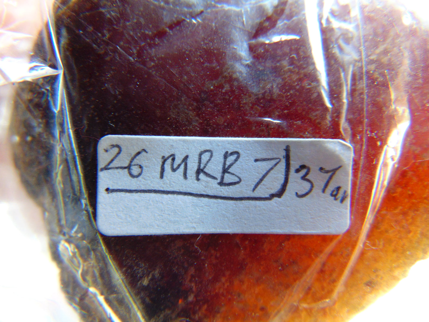 37 gram Rough Raw Indonesian Blue Amber for Healing 26MRB7