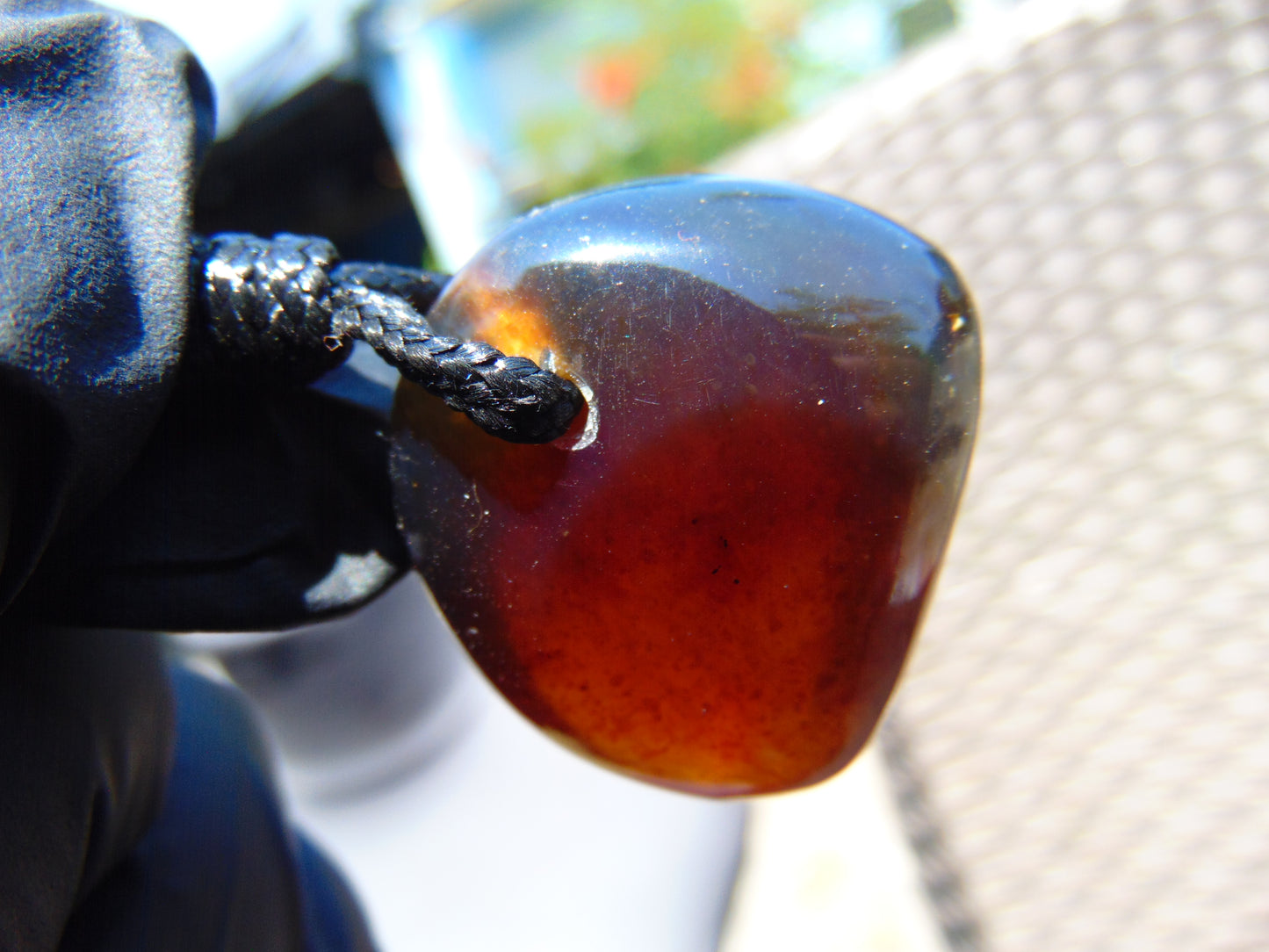 14 gr Pendant Indonesian Blue Amber for Healing P515