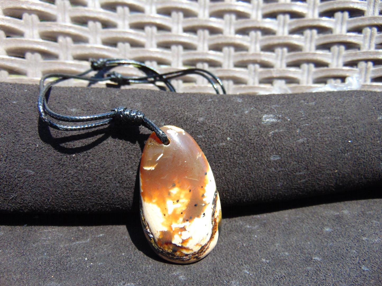 13 gr Teardrop Pendant Indonesian Amber for Healing A12