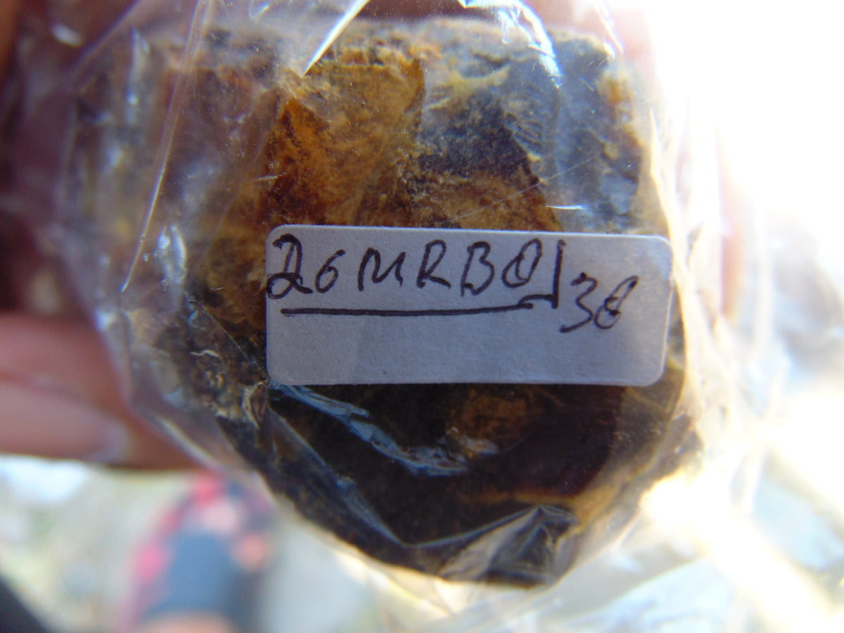 38 gram Rough Raw Indonesian Blue Amber for Healing 26MRB8
