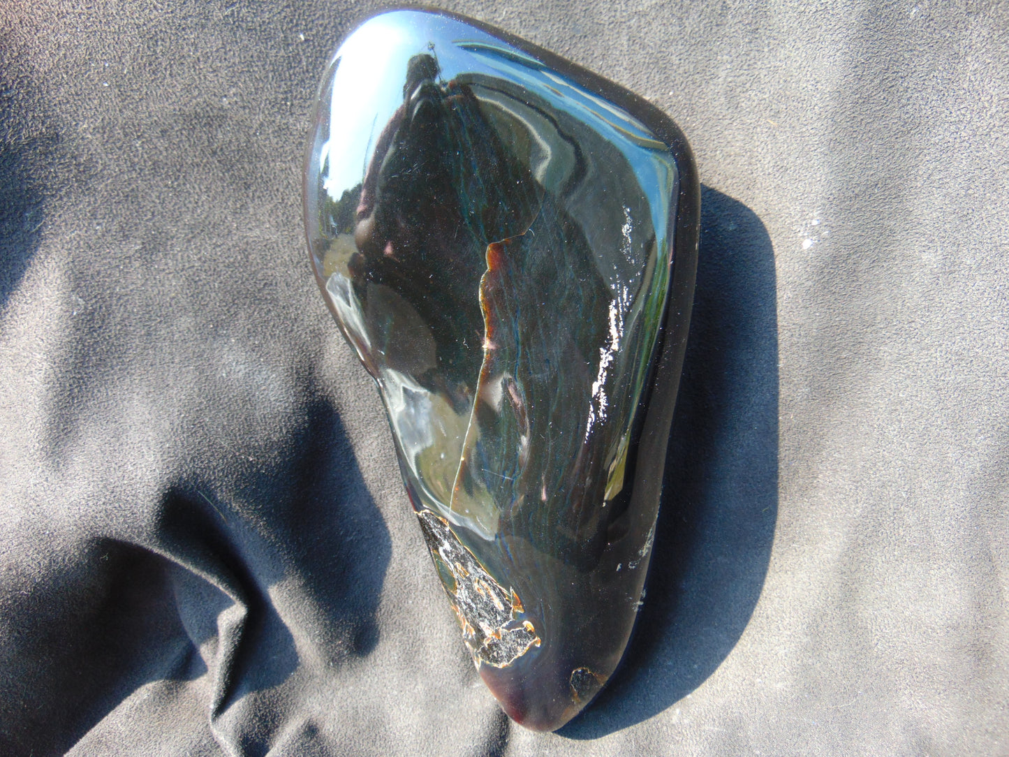 604 gr Sleep Buddha under bodhi tree 220x100x50 mm Indonesia Black Amber