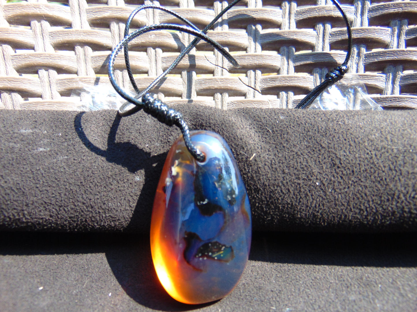 20 gr Pendant Indonesian Sky Blue Amber for Healing