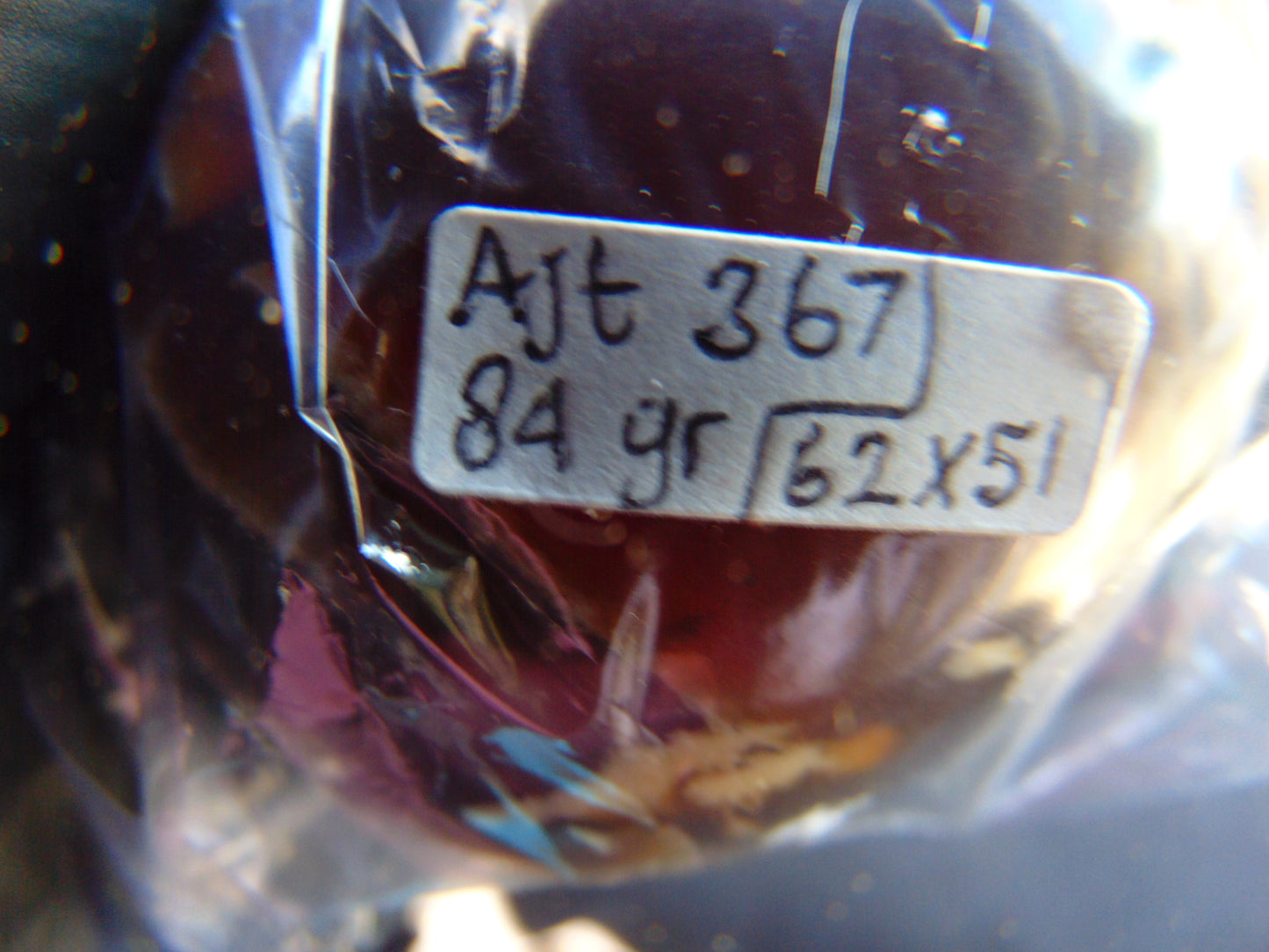 84 gr Shaped Egg 62x51 mm Indonesian Amber for Healing AJT367