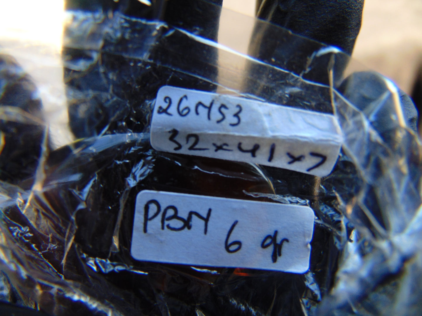 6 gr Heart Pendant Indonesian Blue Amber for Healing 25N53