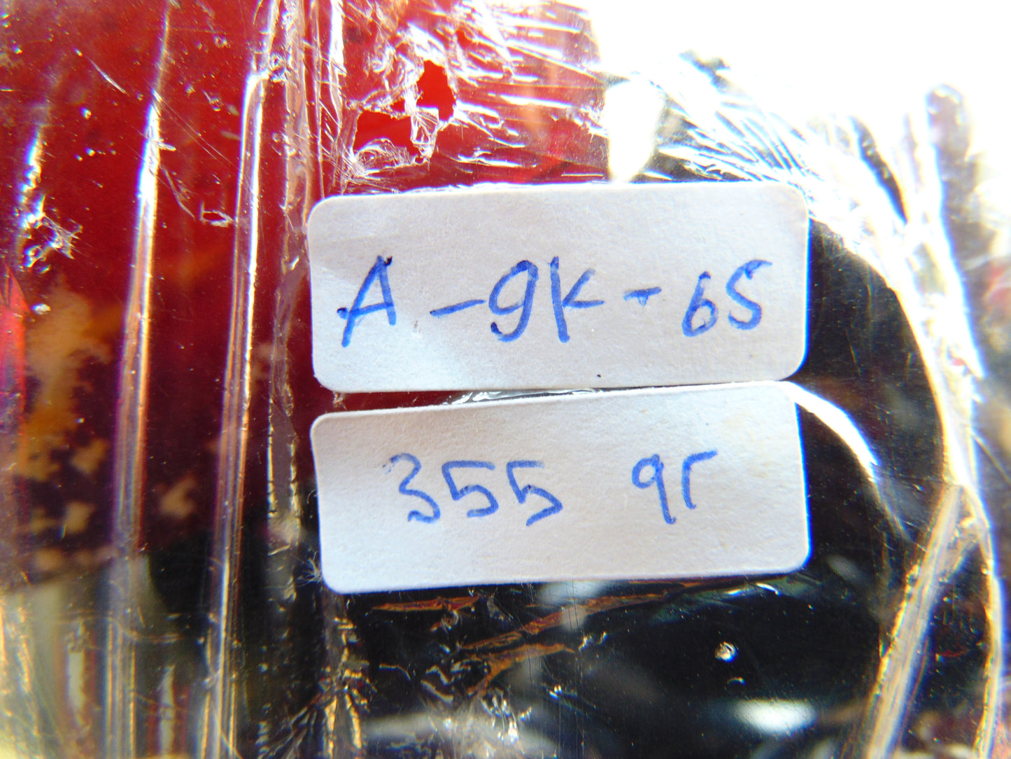355 gr Big Necklace Indonesian Purple Blue Amber for Healing A9K65