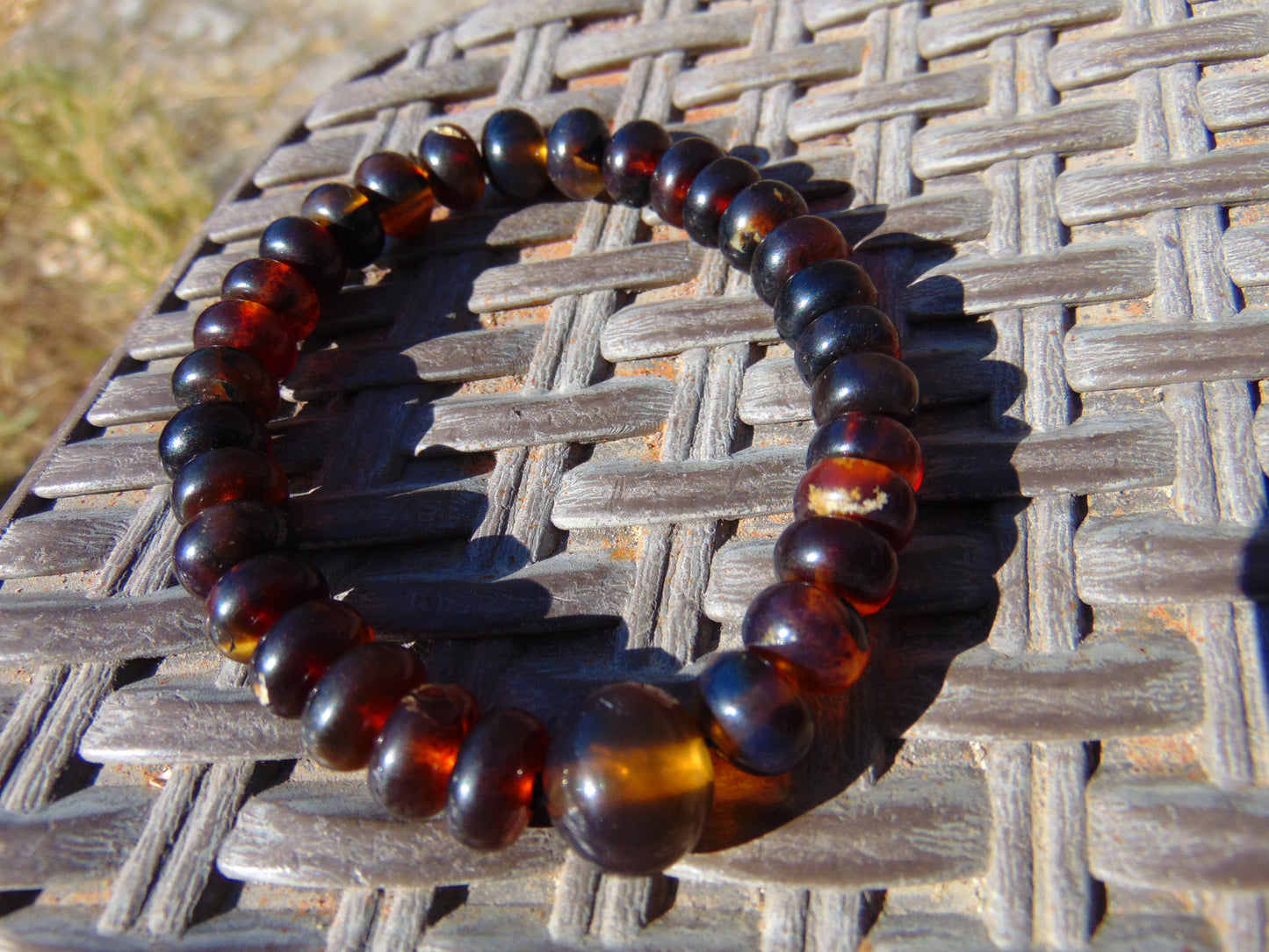12 Gram 33 small Beads Bracelet Tasbih Indonesian White Red Blue Amber for Healing BT9