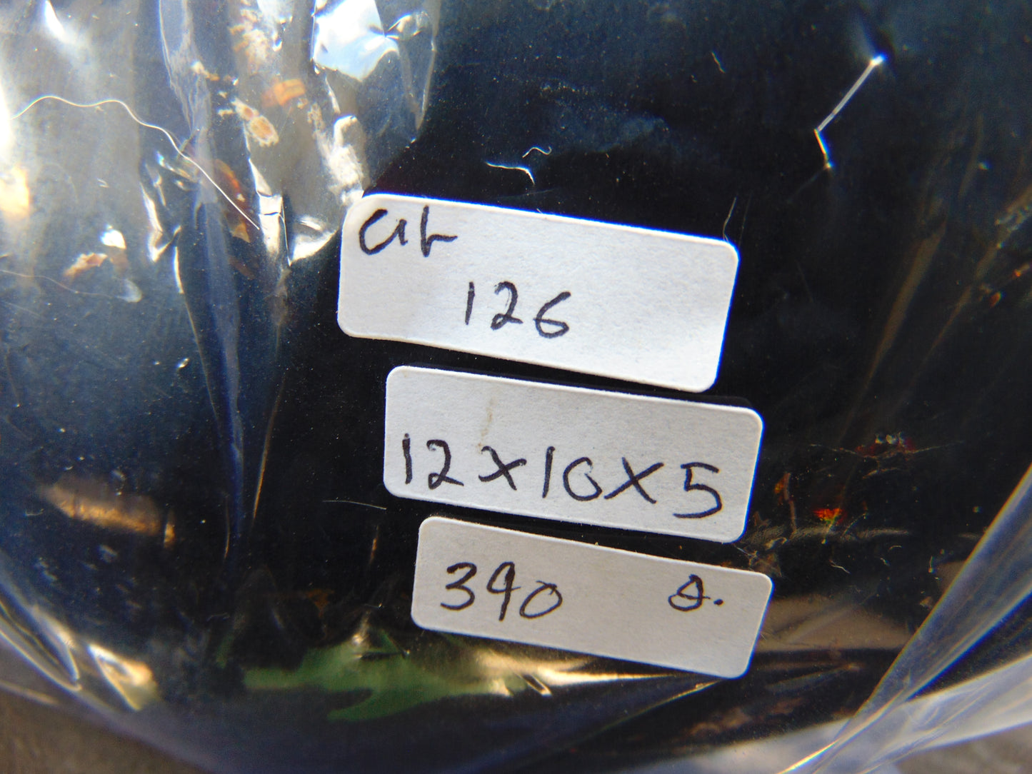 340 gram Full polished Indonesian Dark Green Amber for Healing AR126