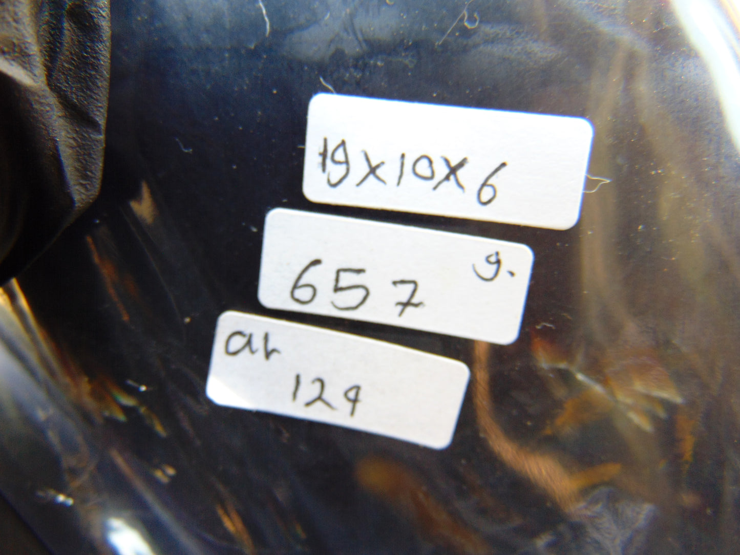 657 gram Full polished Indonesian Black Amber for Healing AR124