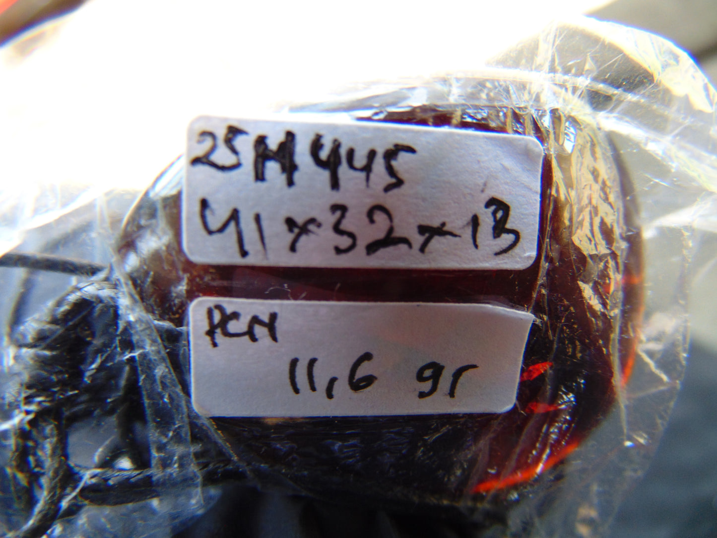 11,6 gram Pendant Indonesian Blue Amber for Healing 25N445