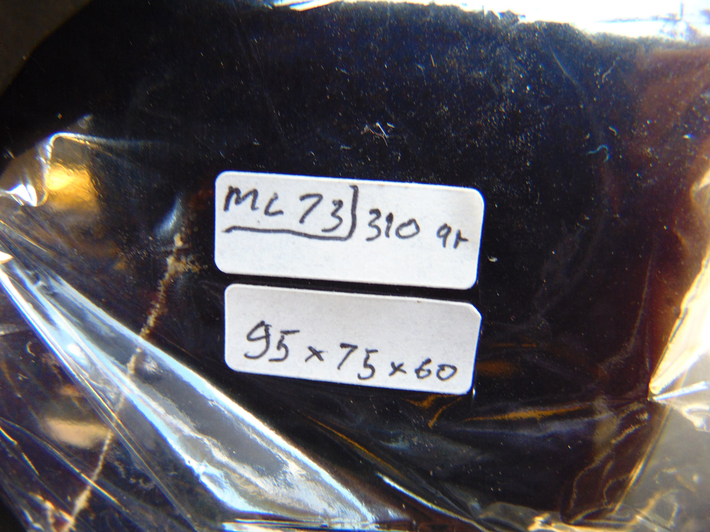 310 gram Full polished Indonesian Blue Amber for Healing ML73